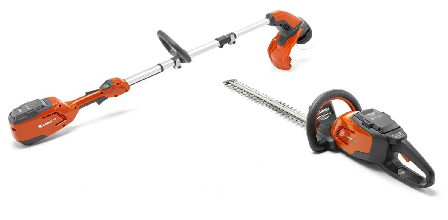 Husqvarna Gartengeräte Set (Trimmer 115iL & Heckenschere 115iHD45) 1 Husqvarna Gartengeräte Set (Trimmer 115iL & Heckenschere 115iHD45)
