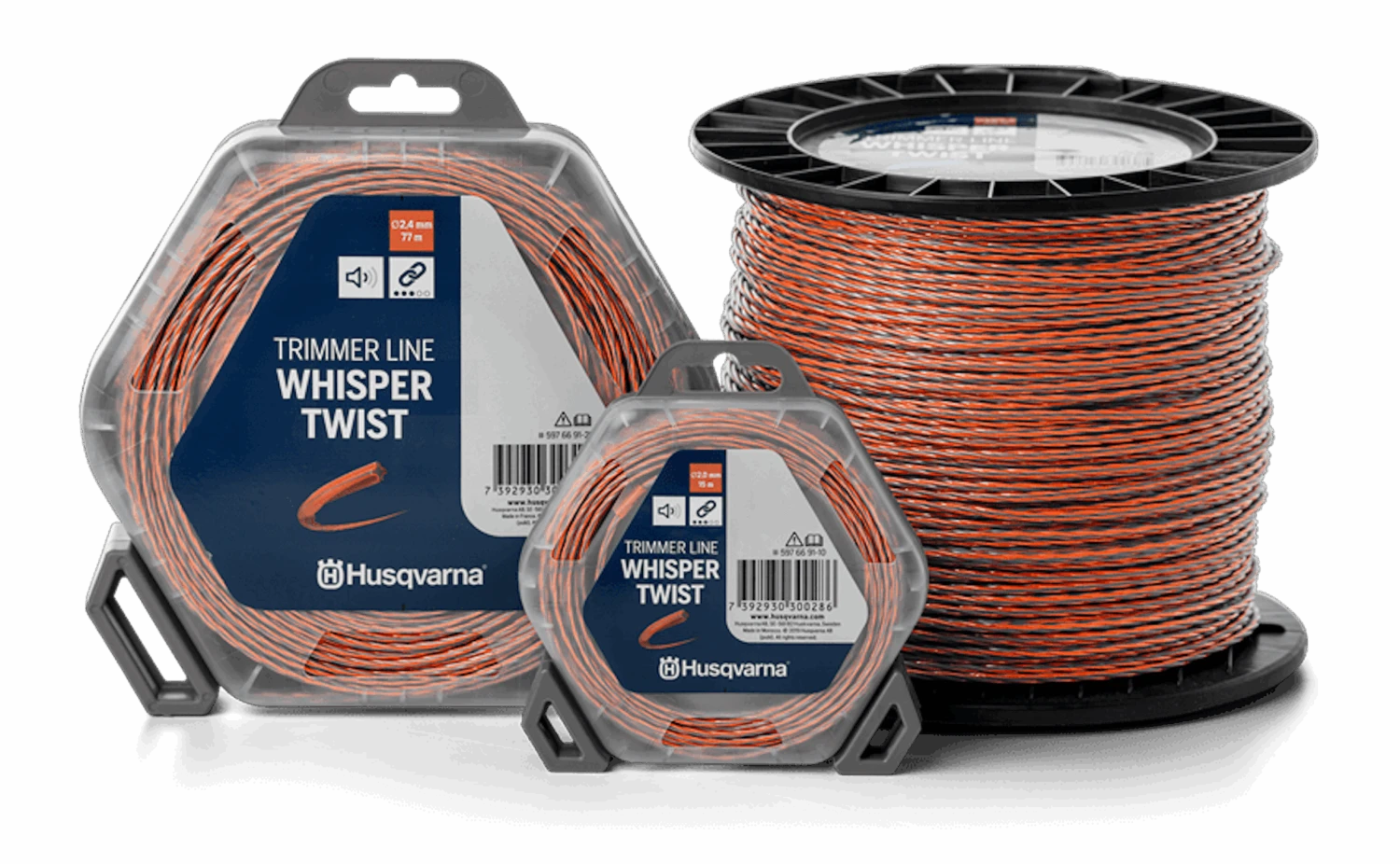 Husqvarna Trimmerfaden Whisper-Twist 1 Husqvarna Trimmerfaden Whisper-Twist