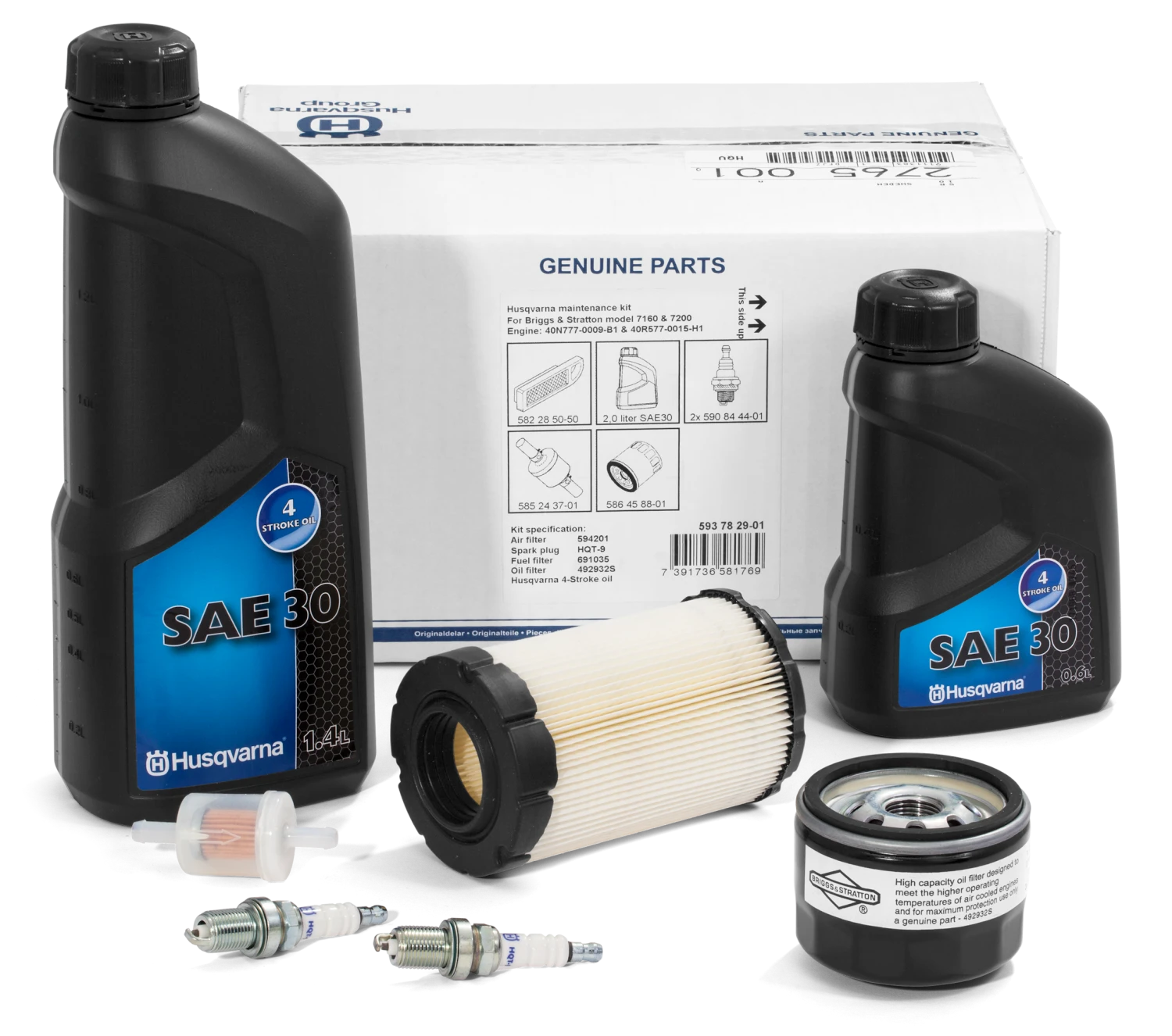 Husqvarna Service-Kit Nr. 2 1 Husqvarna Service-Kit Nr. 2