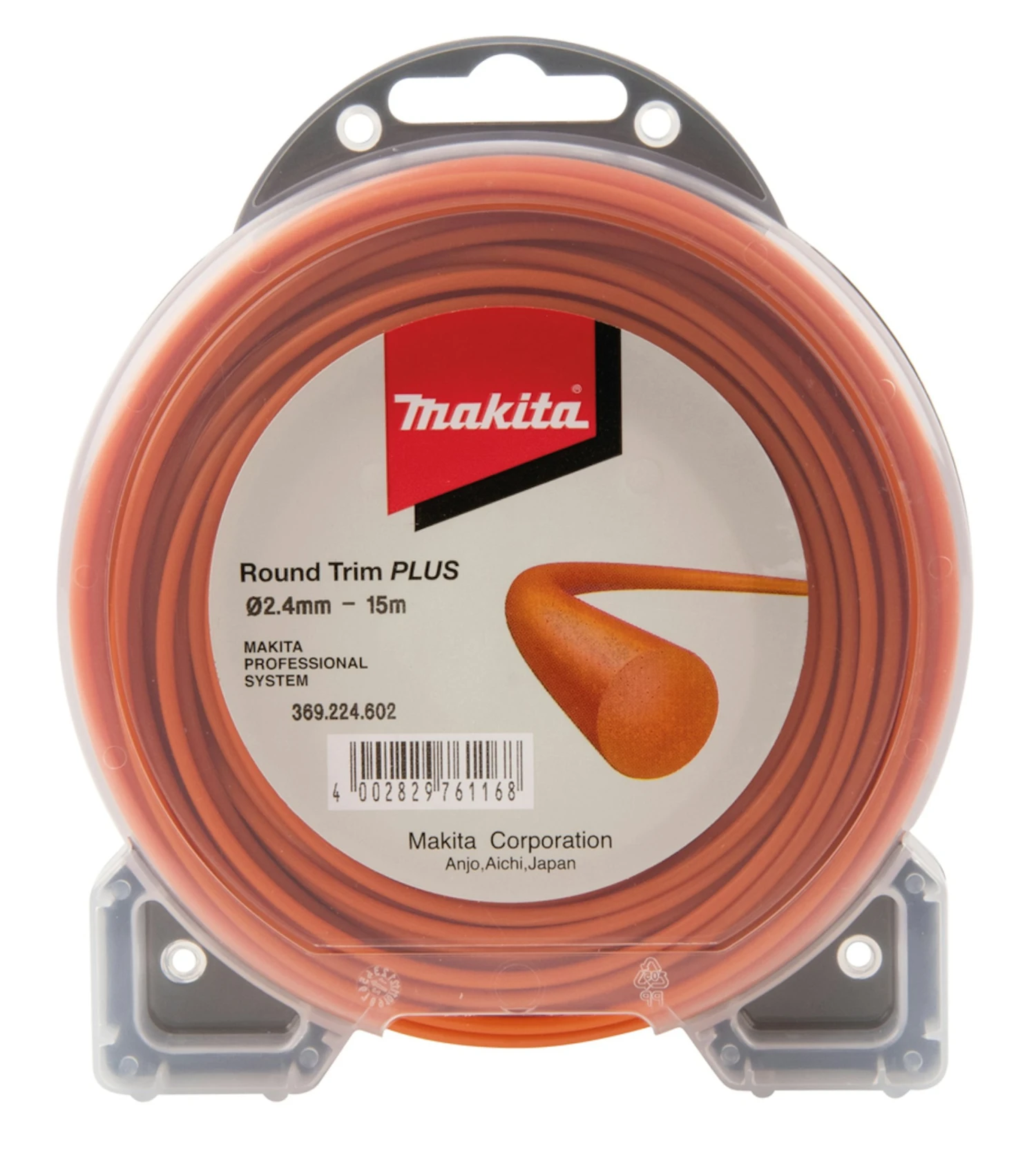 Makita Mähfaden Rund 2,4mmx15m 369224602